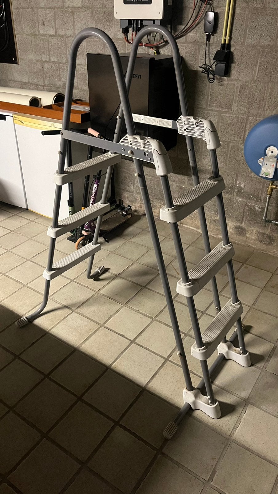 Zwembadtrap intex, Ophalen, Gebruikt, Ladder, Opvouwbaar of Inschuifbaar