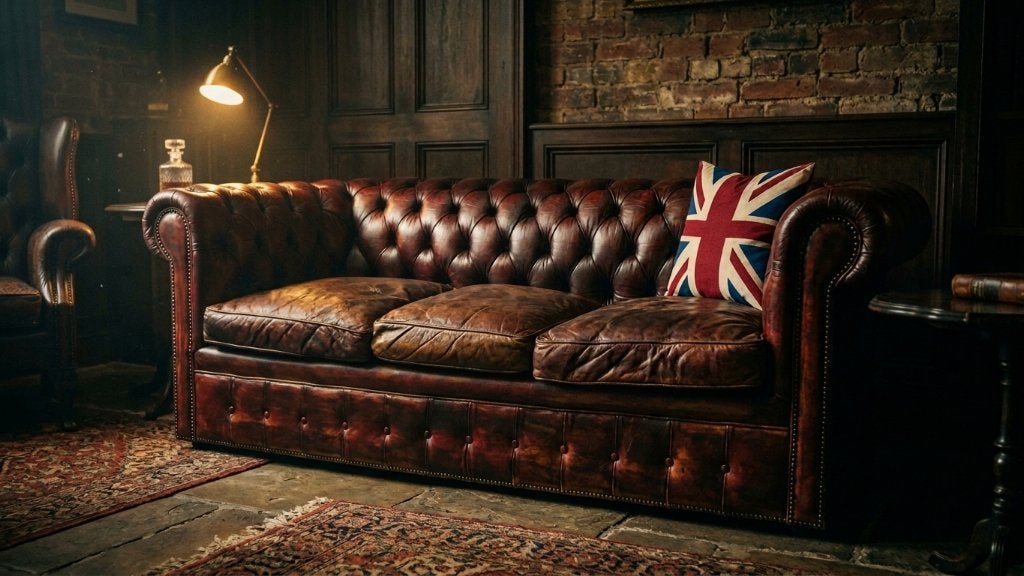 Canapé Chesterfield de qualité 3 places  375€, Antiquités & Art, Enlèvement