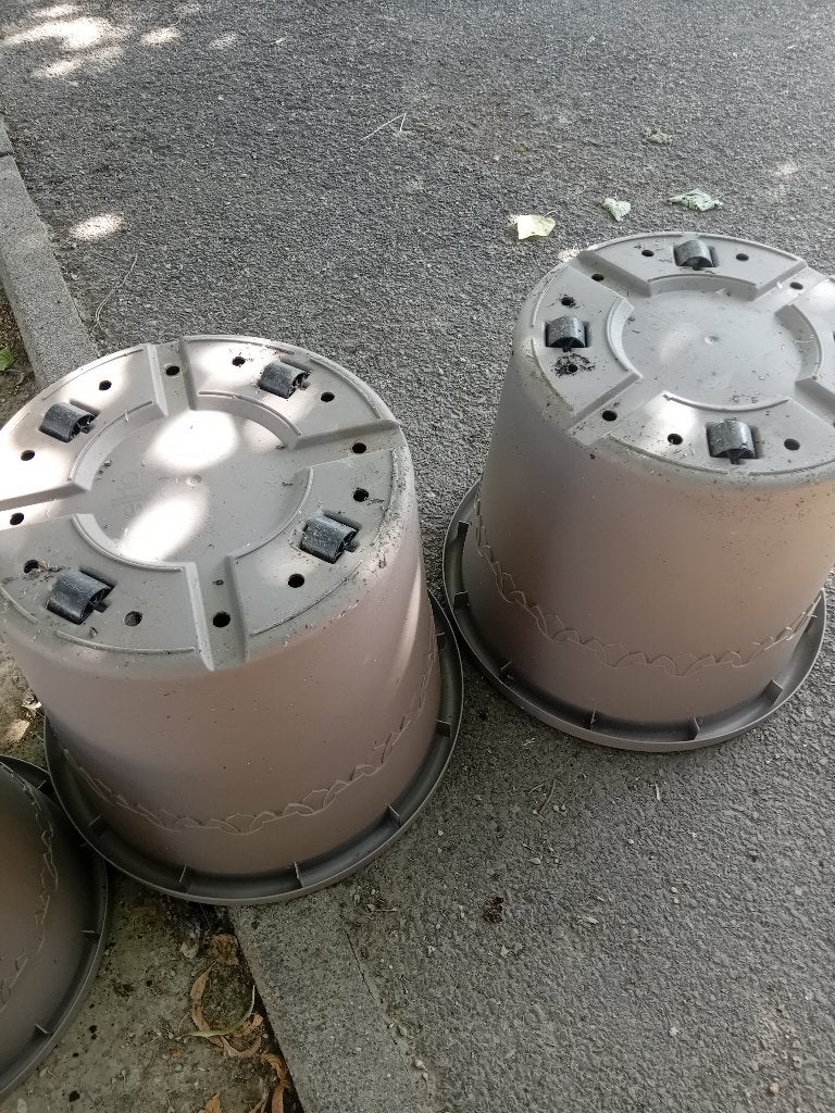 Pots sur roulettes pour plantes, Jardin & Terrasse, Pots de fleurs, 40 à 70 cm, 25 à 40 cm, Rond, Comme neuf