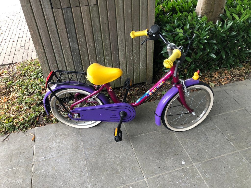 kinder fiets, Ophalen, Gebruikt, Velgrem, Minder dan 16 inch