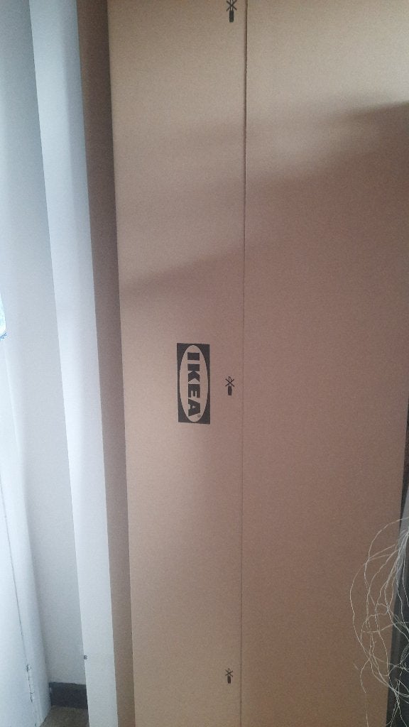 IKEA wit kast met deur GRIMO, Ophalen, 200 cm of meer, Nieuw, 50 tot 100 cm