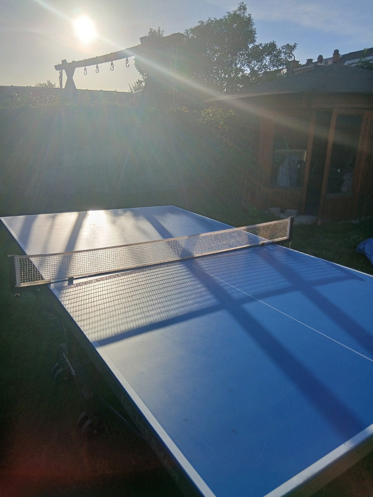 Sven sport elite pro outdoor pingpongtafel, Ophalen, Gebruikt, Tafel Outdoor, Inklapbaar