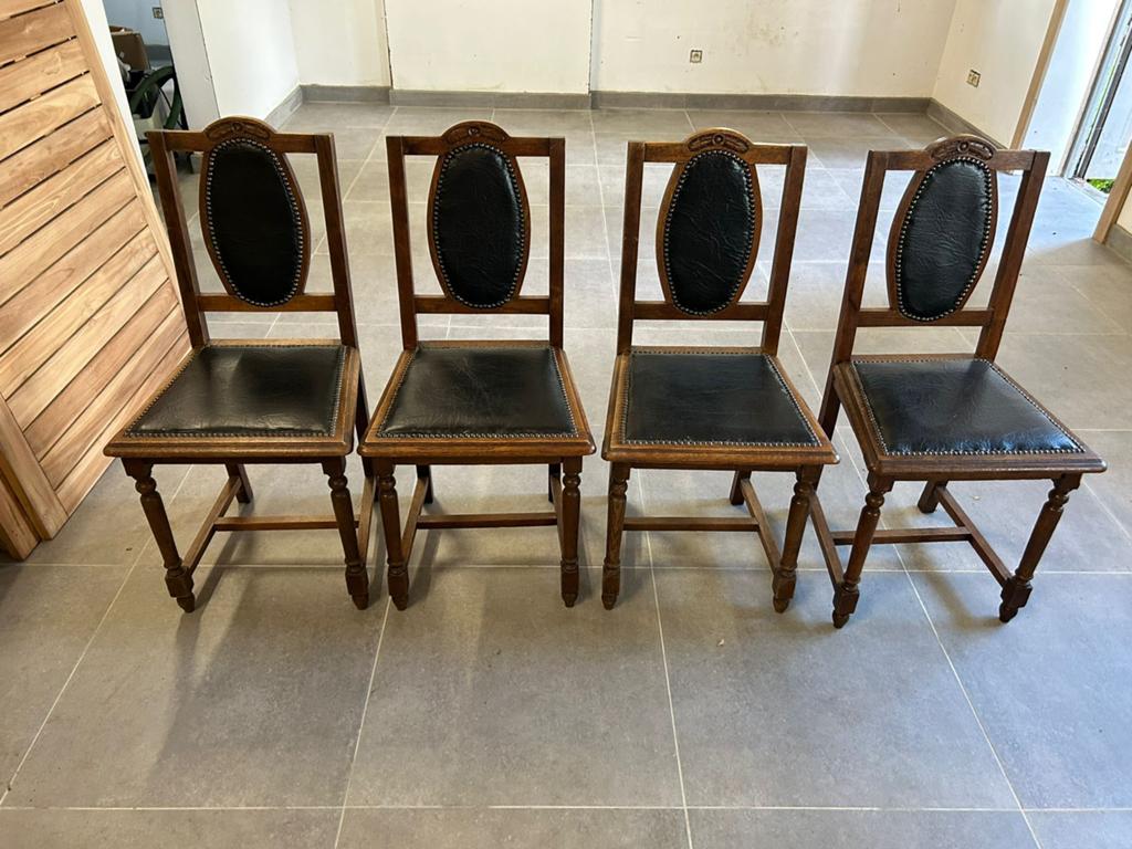 Quatre chaises anciennes (>100a d'âge), Antiquités & Art, Enlèvement