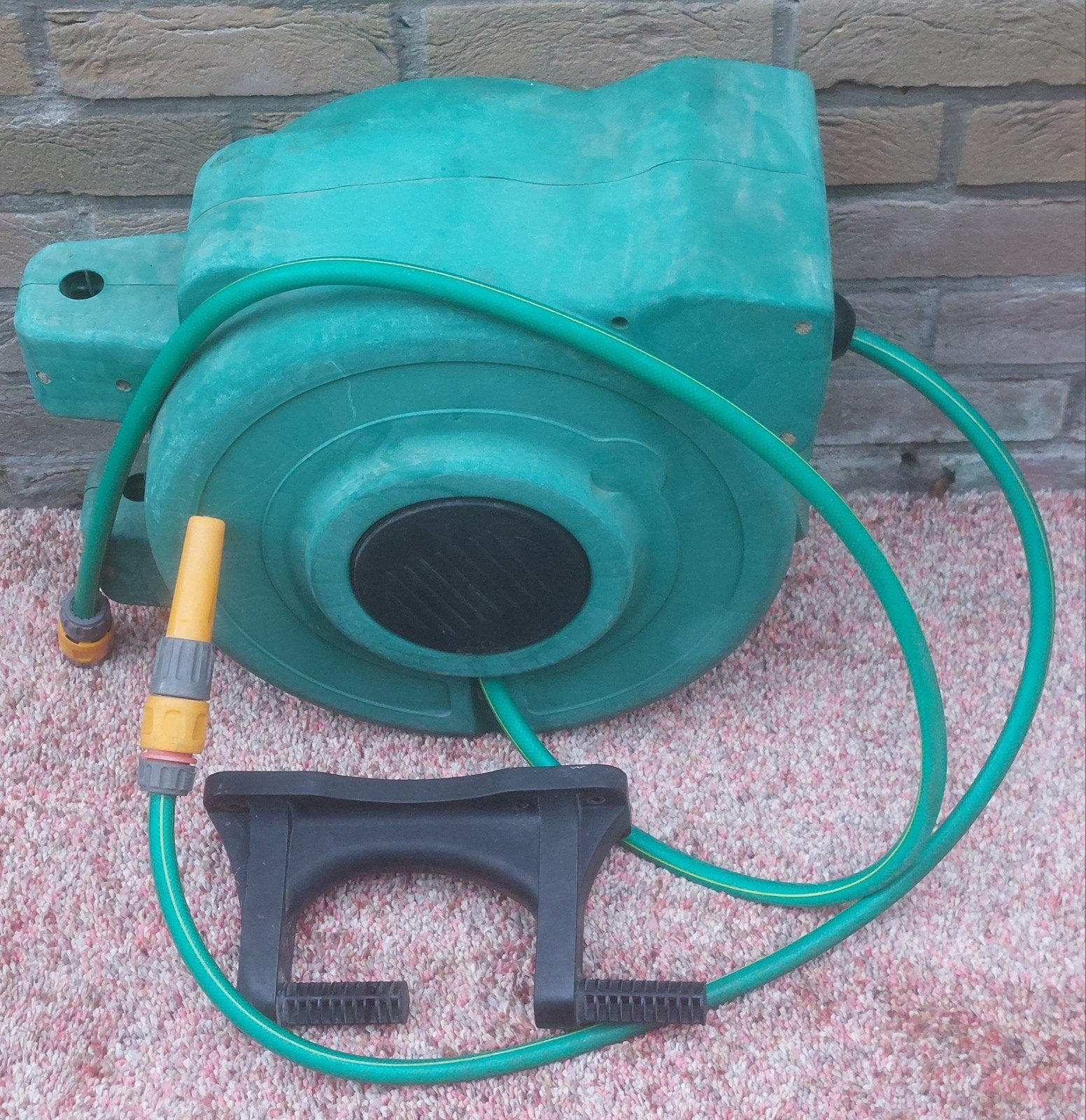Tuinslang op muurhaspel, Tuin en Terras, Ophalen, Gebruikt, Tuinslanghaspel