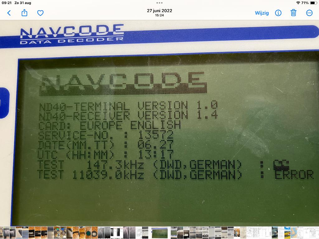 Zoek user manuaal TRAPP navicode datarecorder weerfax naftex, Telecommunicatie, Zenders en Ontvangers, Gebruikt, Ontvanger, Ophalen of Verzenden