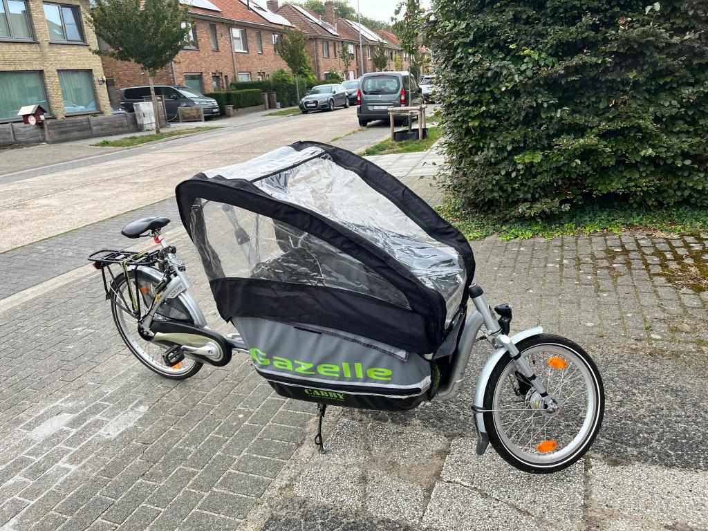 Bakfiets Cabby Gazelle, Fietsen en Brommers, Ophalen, Gebruikt, Gazelle