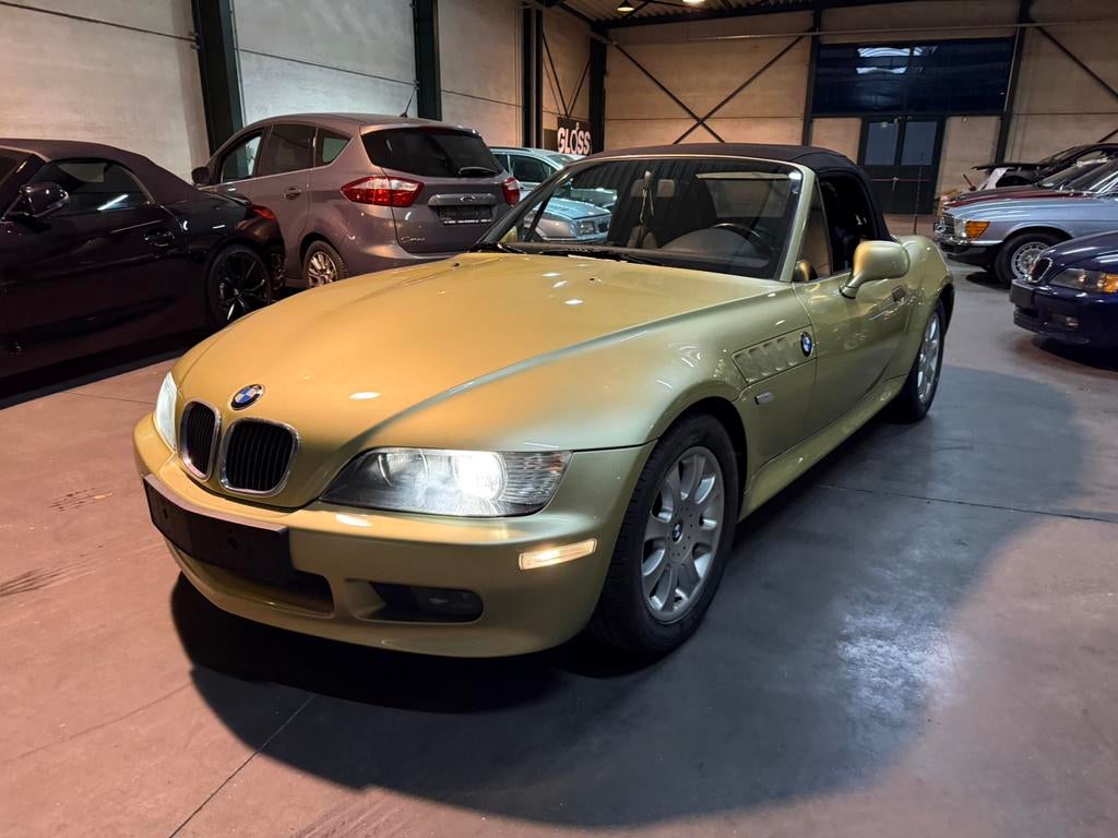 BMW Z3 cabrio, Auto's, Achterwielaandrijving, Zwart, Cabriolet, Leder