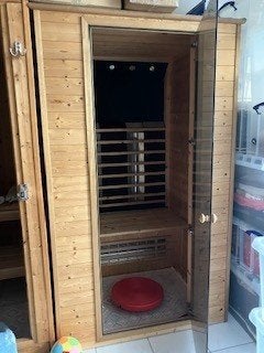 Infra rood sauna, Sport en Fitness, Sauna, Ophalen, Zo goed als nieuw, Infrarood, Complete sauna