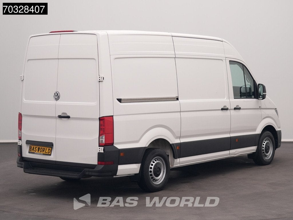 Volkswagen Crafter 140pk L3H3 Navi Airco Cruise Parkeersenso, Auto's, Bestelwagens en Lichte vracht, Stof, Gebruikt, Euro 6, Volkswagen