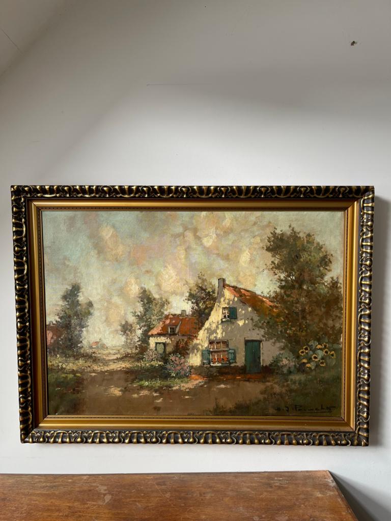 Olieverfschilderij  HJ Pauwels (1903–1983), Ophalen