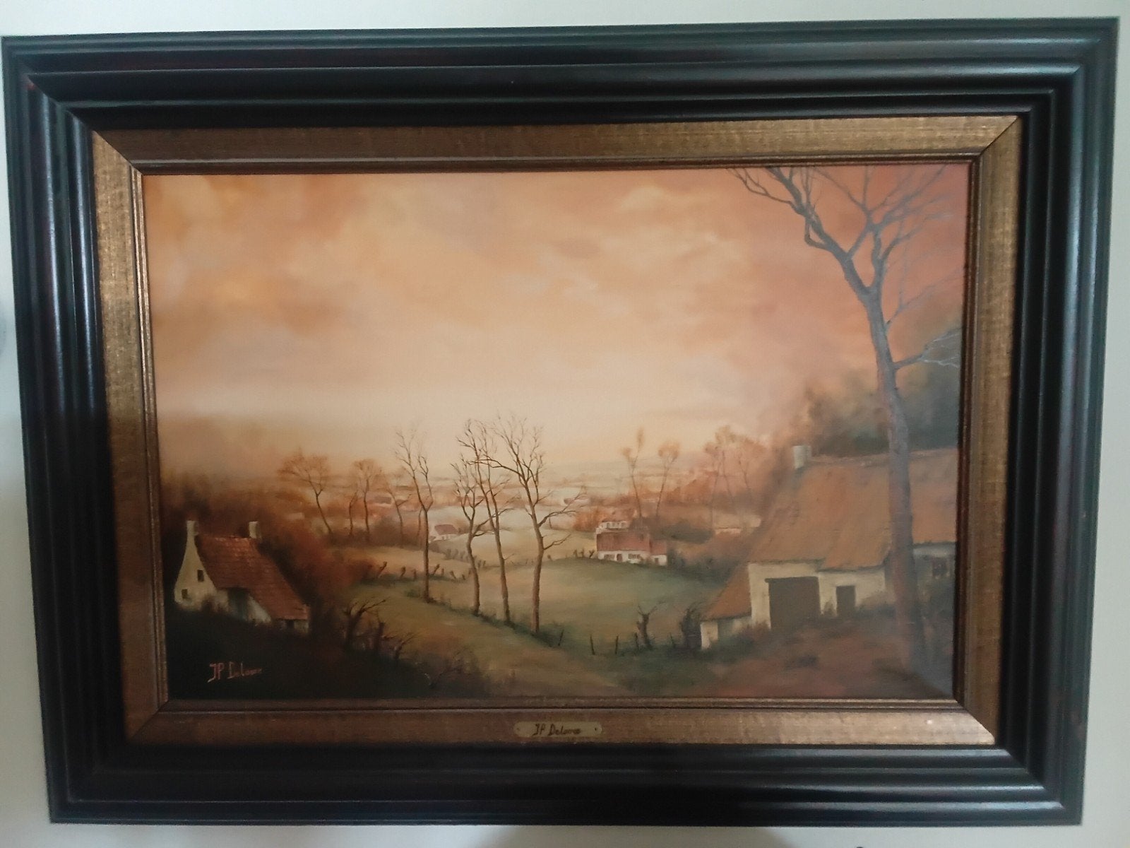 Schilderij JP Deloore, Enlèvement, Signé