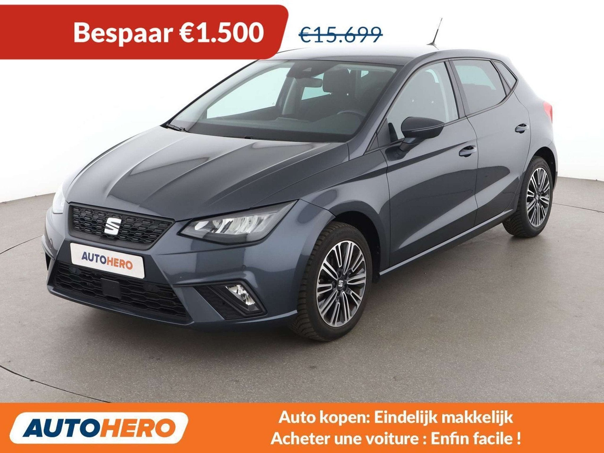 SEAT Ibiza 1.0 TSI Style (année de construction 2022), Autos, Seat, 1163 kg, Argent ou Gris, Achat, Euro 6