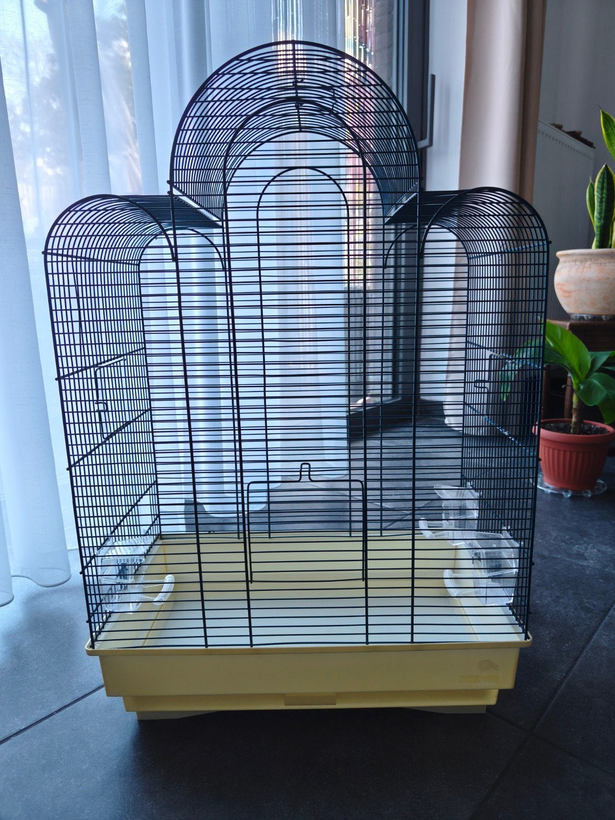 vogelkooi, Ophalen, Gebruikt, Metaal, Vogelkooi