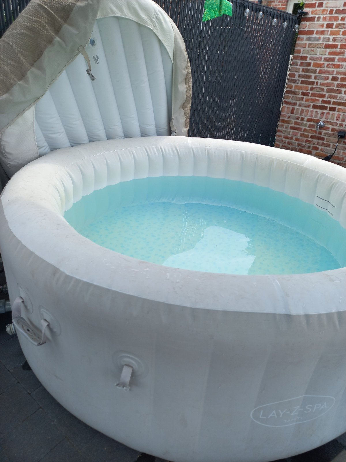 lay-z spa TAHITI, Ophalen, Gebruikt, Afdekzeil, Opblaasbaar