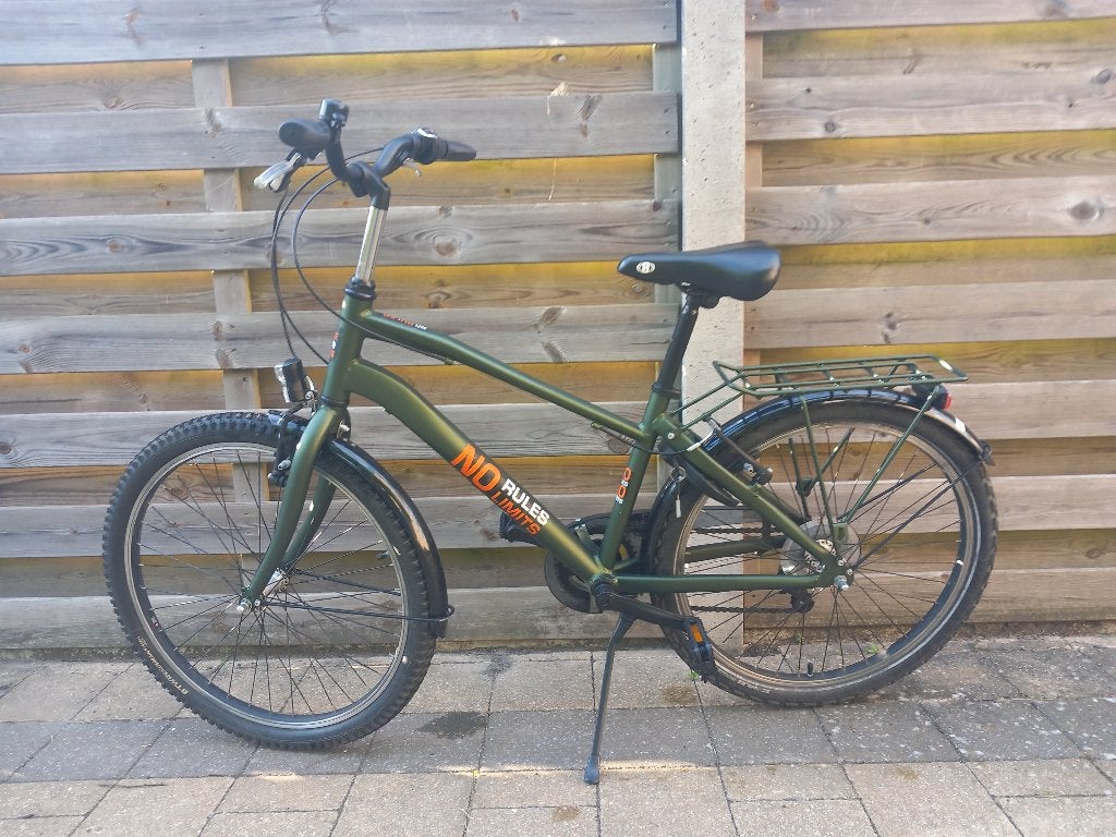 Kinderfiets voor jongens 24"/Bikefun/Lagere school, Ophalen, 24 inch, Velgrem, Bikefun