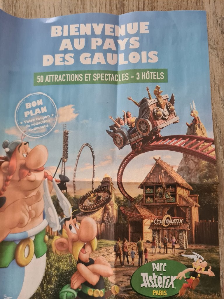 1 Place Parc Astérix Paris., Tickets & Billets, Loisirs | Parcs d'attractions, Une personne, Forfait, Autres types