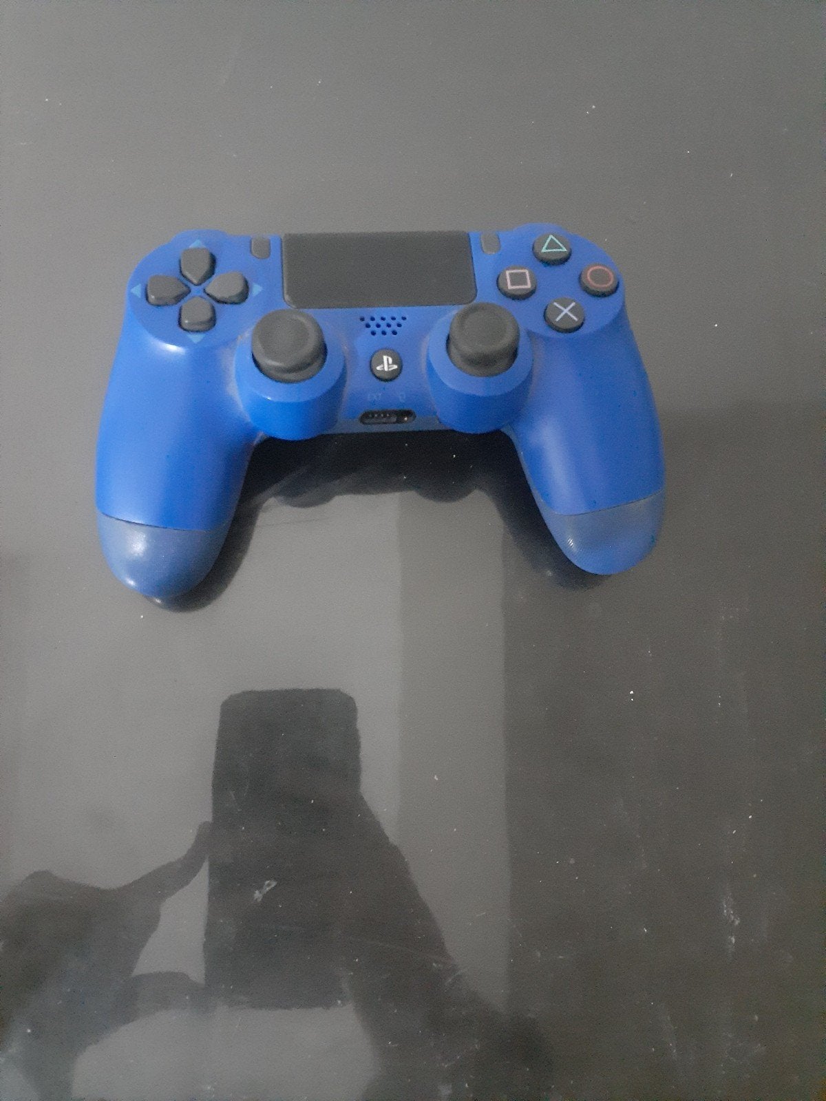 Manette PS4 Bleue Originale - Joystick Gauche HS - Réparabl, Enlèvement, Utilisé, Original