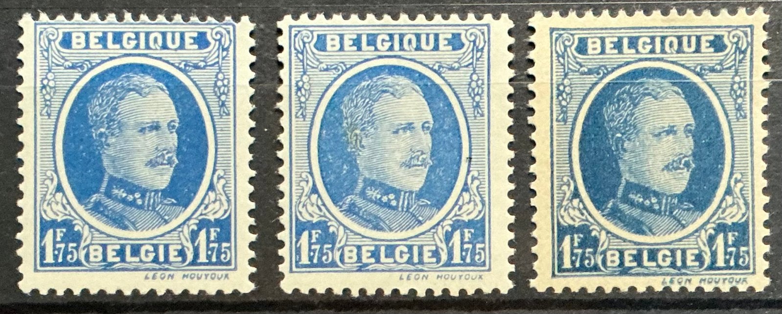 LOT 888. OBP: 257. HOUYOUX. Nuances. MNH., Koninklijk huis, Orginele gom, Ophalen of Verzenden, Postfris