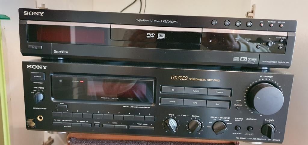 Dvd+Rw+recording+tuner versterker ., Ophalen, Stereo, Sony