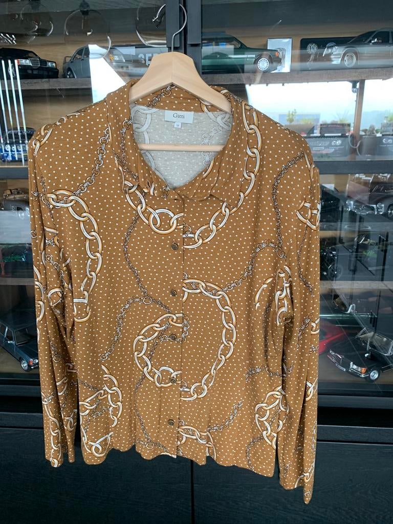 Blouse pour femme, Enlèvement ou Envoi, Porté, Taille 38/40 (M), Brun
