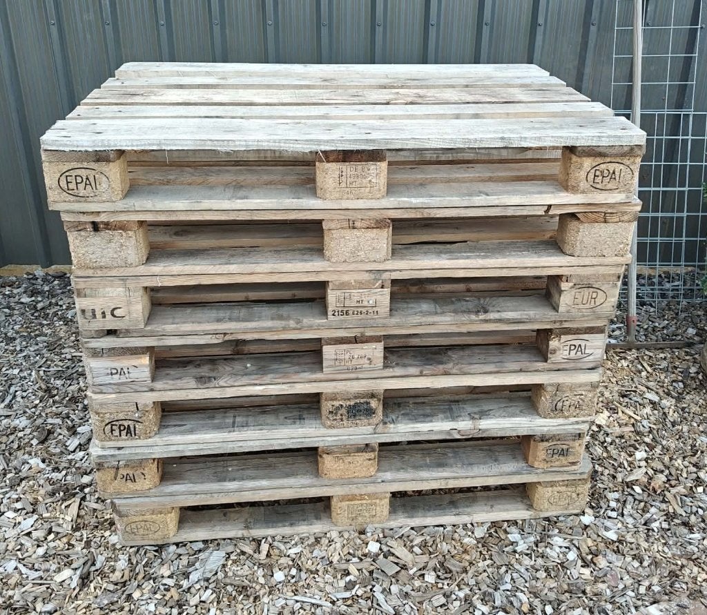 Europallets, Bricolage & Construction, Bois & Planches, Enlèvement, Utilisé, Autres essences de bois, Palette