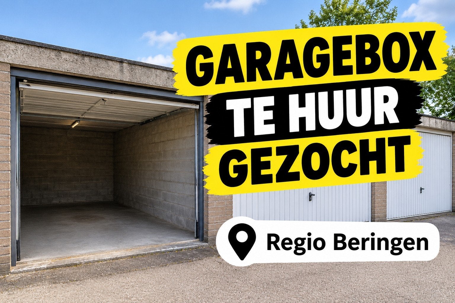 garagebox te huur gezocht liefst gesloten terrein, Immo