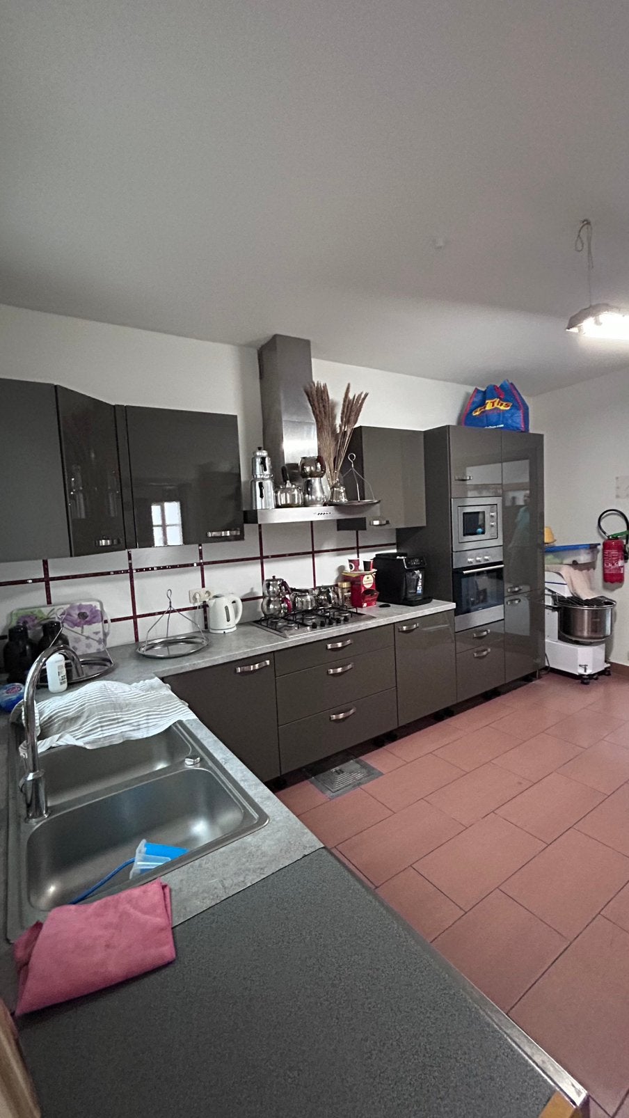 Keuken met apparatuur, Huis en Inrichting, Ophalen, Gebruikt, Grijs