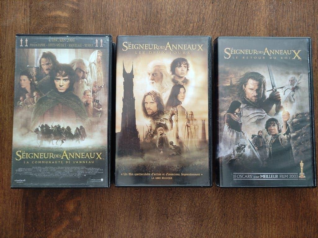 VHS trilogie "Le seigneur des anneaux", CD & DVD, Enlèvement ou Envoi, Comme neuf, Français, VHS