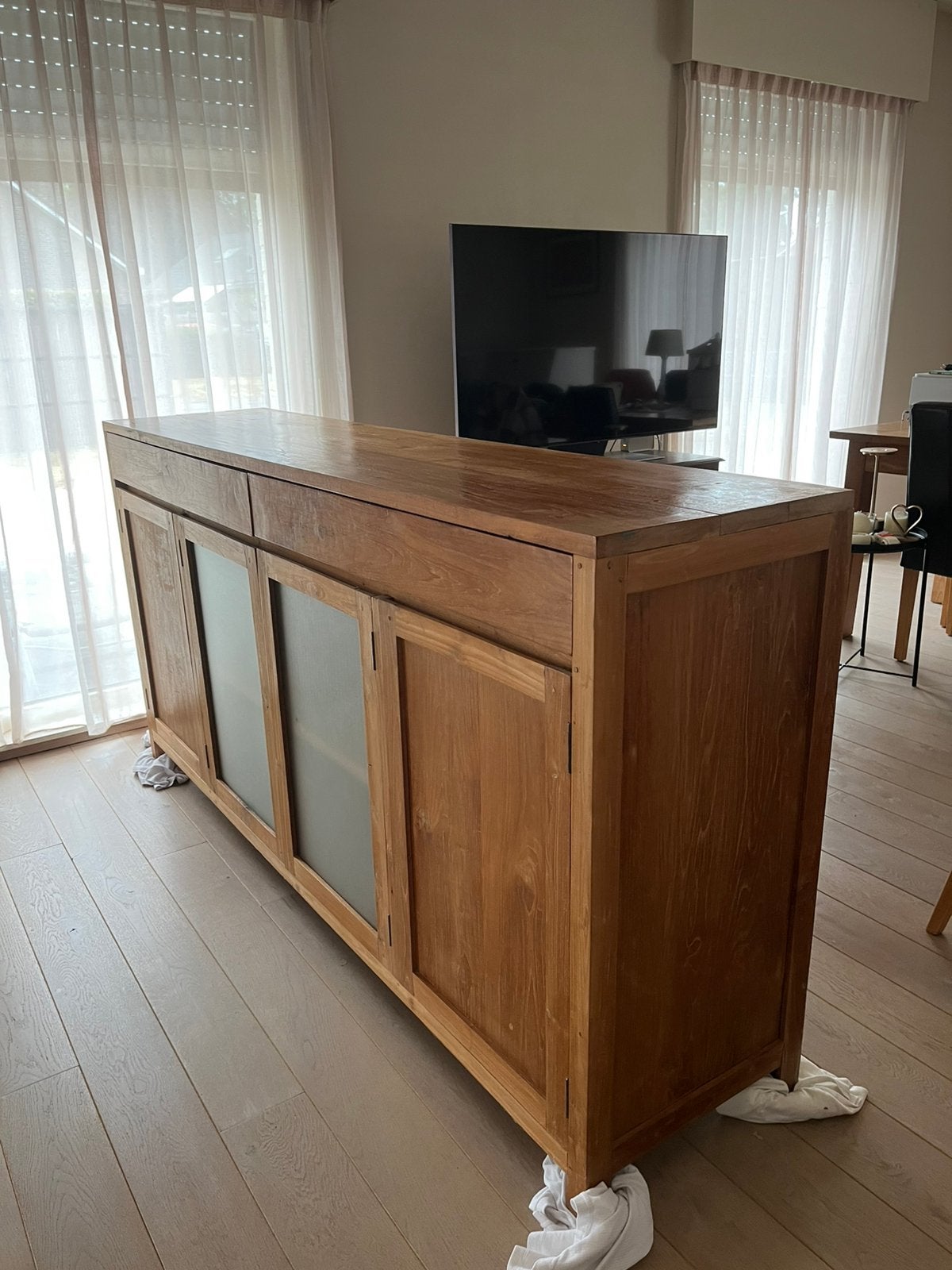 dressoir in teak, Ophalen, Zo goed als nieuw
