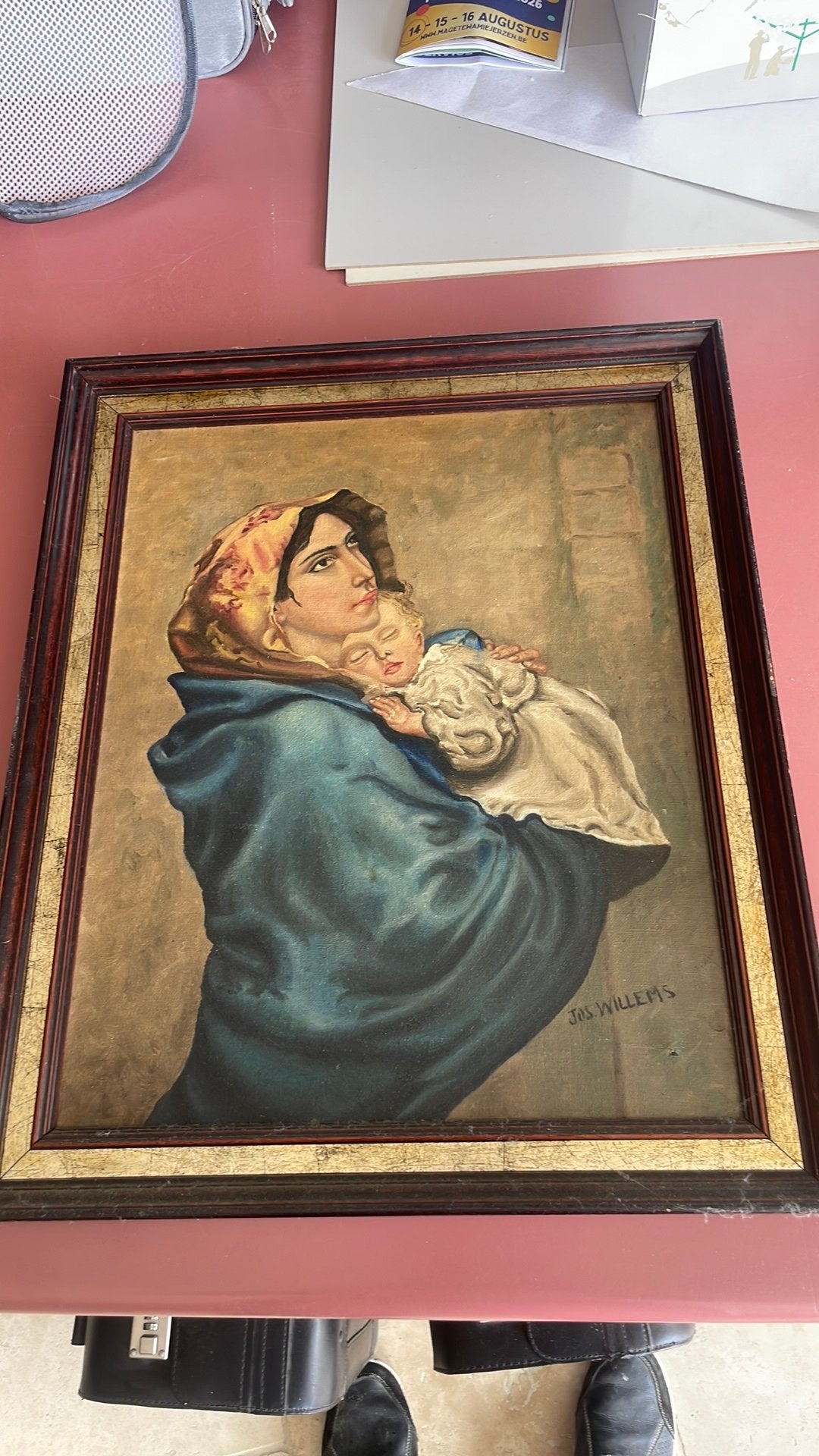 Schilderij, Enlèvement, Toile