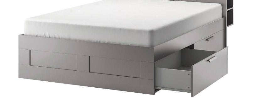 Cadre de lit ikea taille 160x200, Enlèvement, Utilisé, 200 cm, Deux personnes