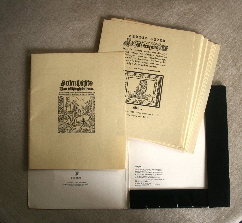 Thyl Ulenspieghel. Bibliofiele kunstmap., Boeken, Ophalen of Verzenden, Gelezen, Schilder- en Tekenkunst