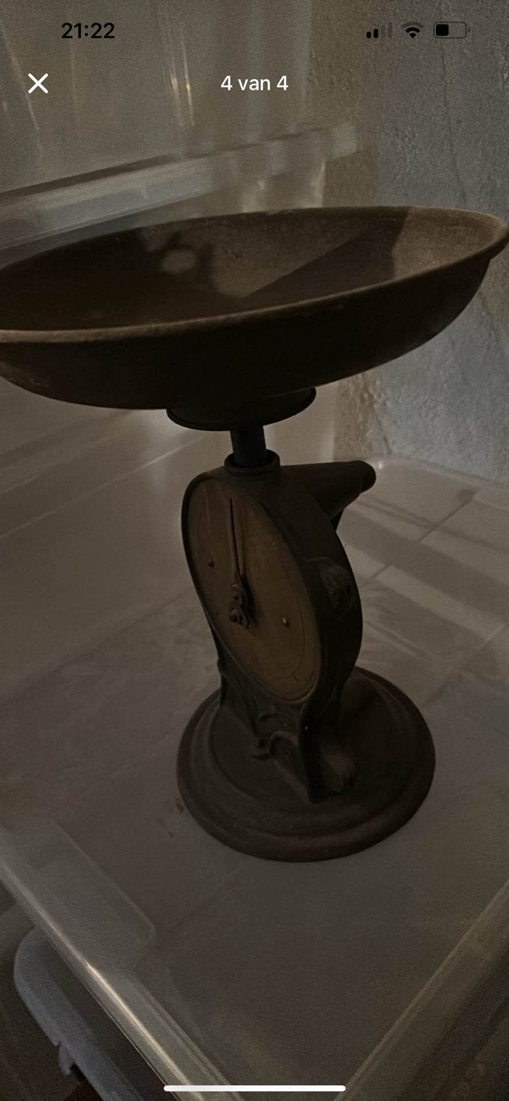 Weegschaal, Maison & Meubles, Accessoires pour la Maison | Étagères, Enlèvement, Comme neuf