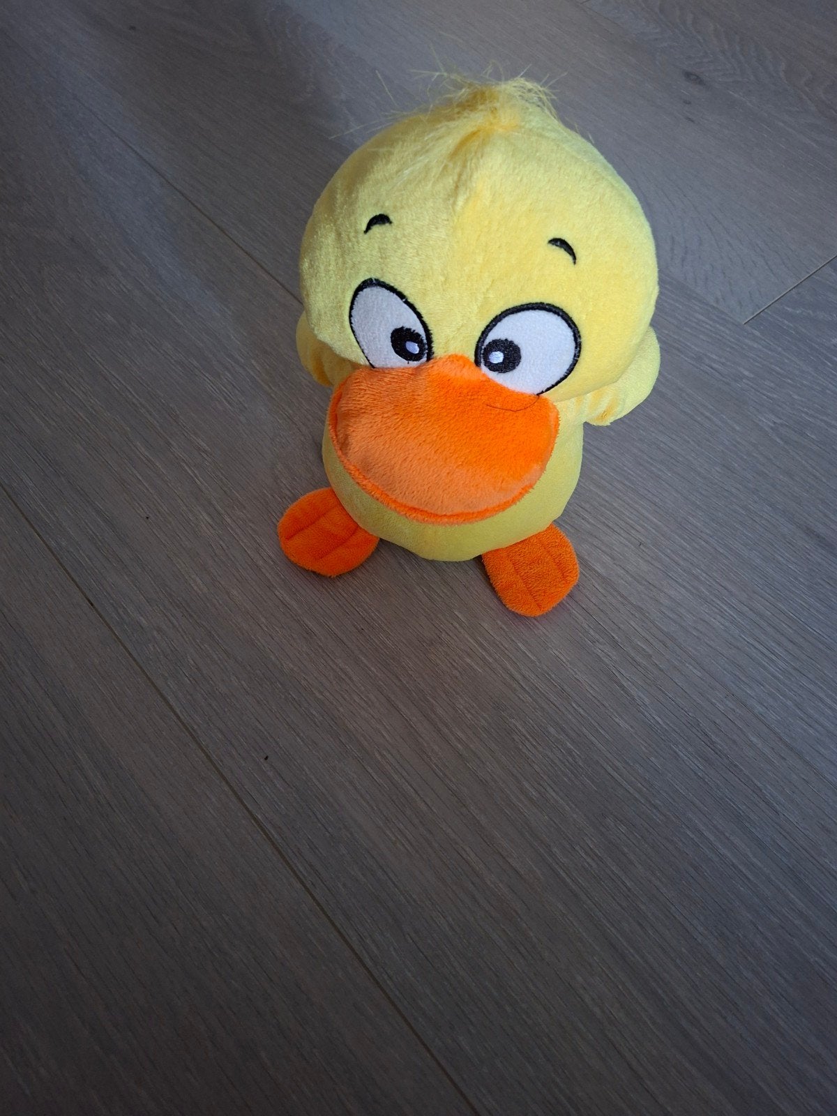 knuffel eend / duck, Kinderen en Baby's, Speelgoed | Knuffels en Pluche, Ophalen of Verzenden, Zo goed als nieuw, Eend