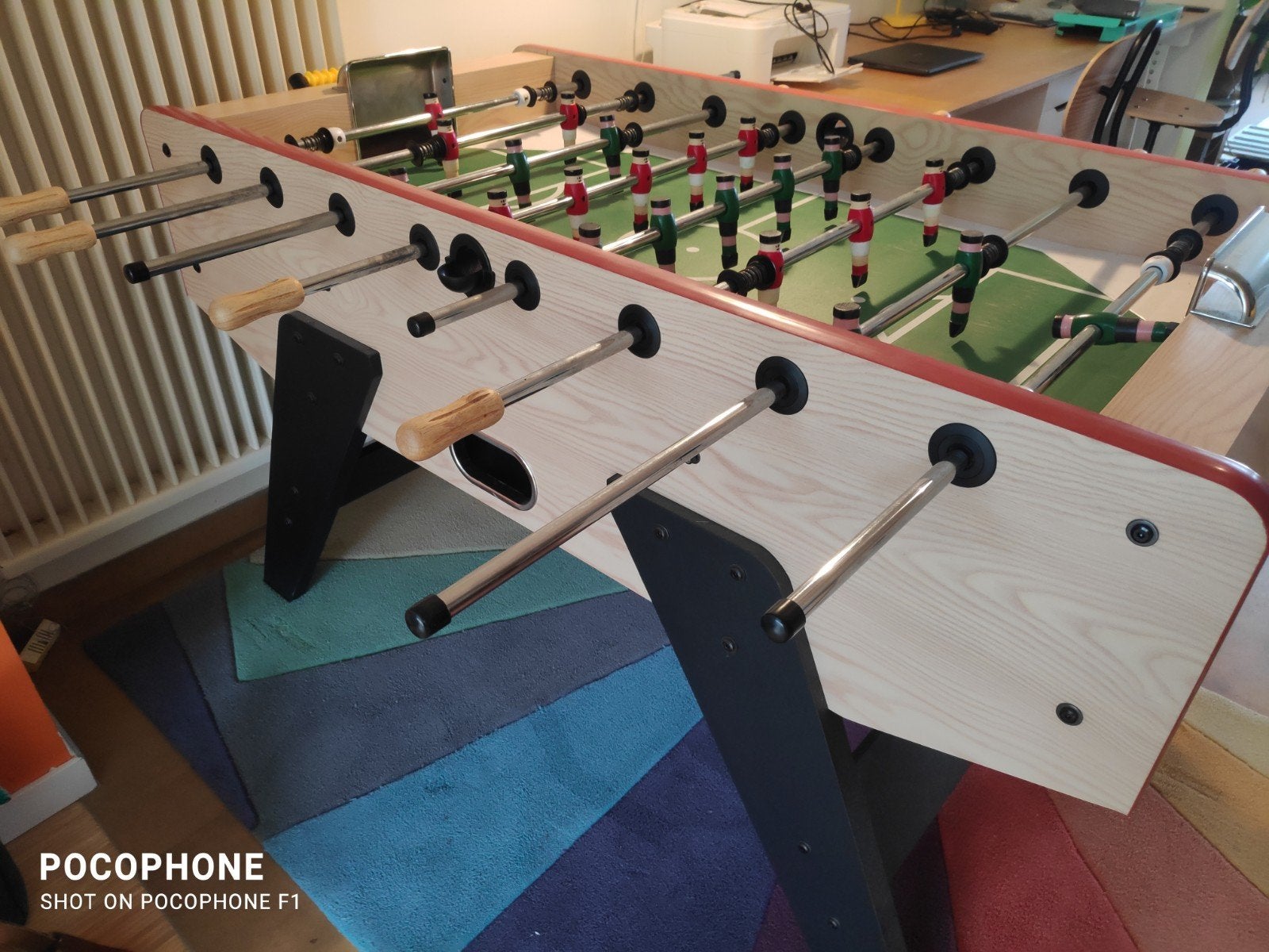 Table de football, Enlèvement, Utilisé