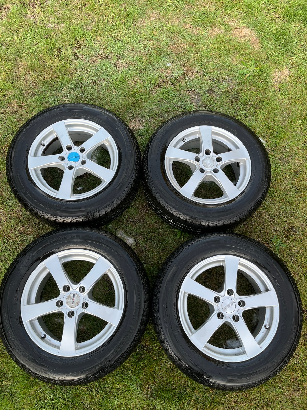 Dezent licht velgen/Uniroyal winterbanden - 215/65 R16, Ophalen, Winterbanden, Band(en)
