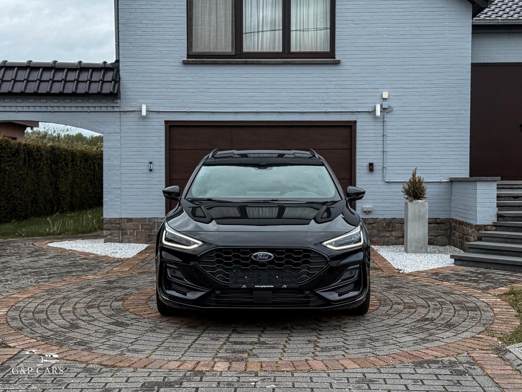 Ford Focus Turnier ST-Line MHEV/NEW/Matrix-LED/ACC/Camera, Zwart, Bedrijf, Hybride Elektrisch/Benzine, Parkeerassistent