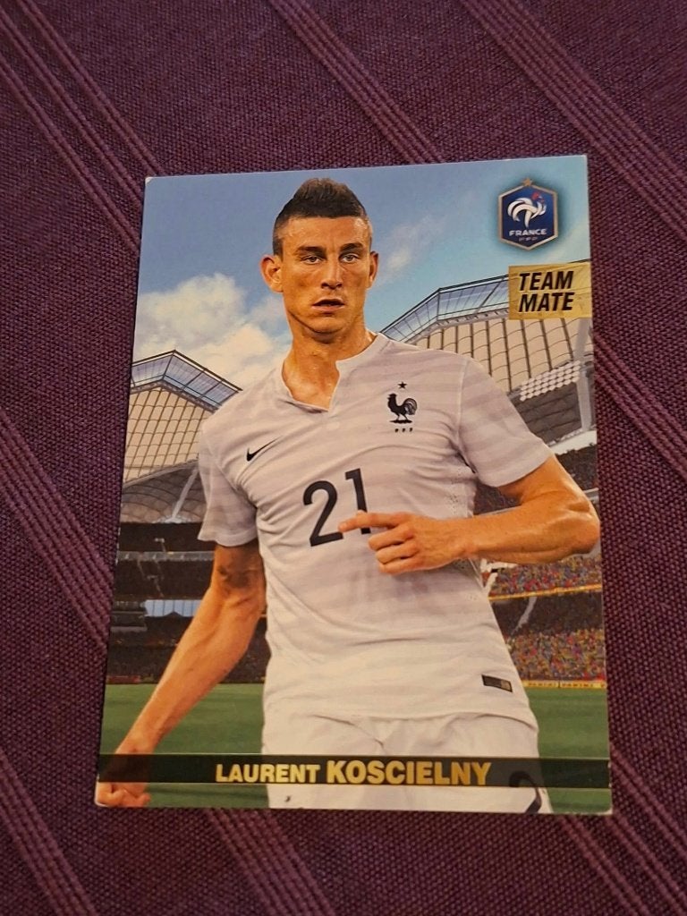 Panini/Voetbalkaart/Laurent Koscielny/Frankrijk, Verzamelen, Ophalen of Verzenden, Gebruikt, Spelerskaart