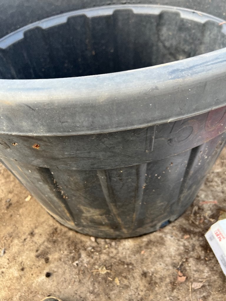 heel grote plantenkuip container 150 liter 73 x 52,5 cm, 40 cm ou plus, 40 à 70 cm, Rond, Comme neuf