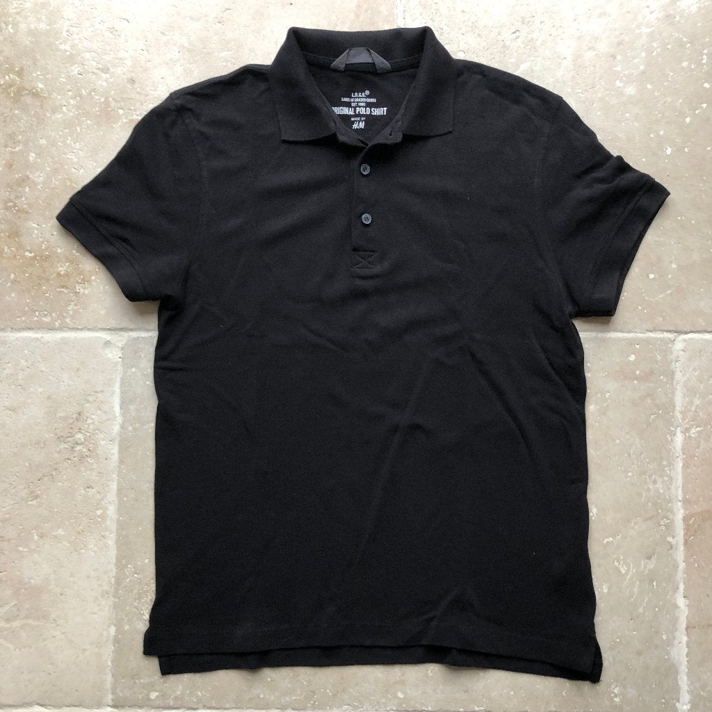 Polo homme H&M, Enlèvement, Comme neuf, Noir