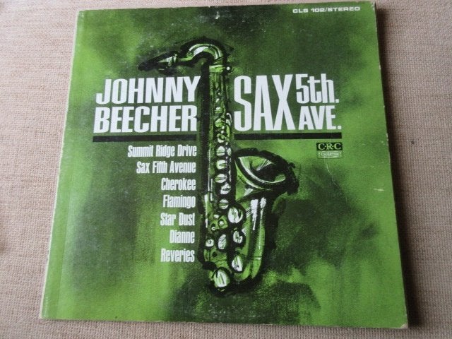 LP Johnny Beecher - Sax 5th Ave (Beecher's Bossa Nova), Cd's en Dvd's, Vinyl | Verzamelalbums, Gebruikt, Originele persing, Jazz en Blues