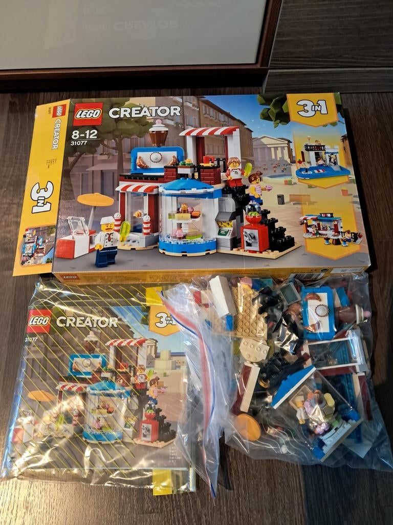 Lego set 31077 creator modulaire zoete traktaties, Ophalen, Compleet, Lego, Creator