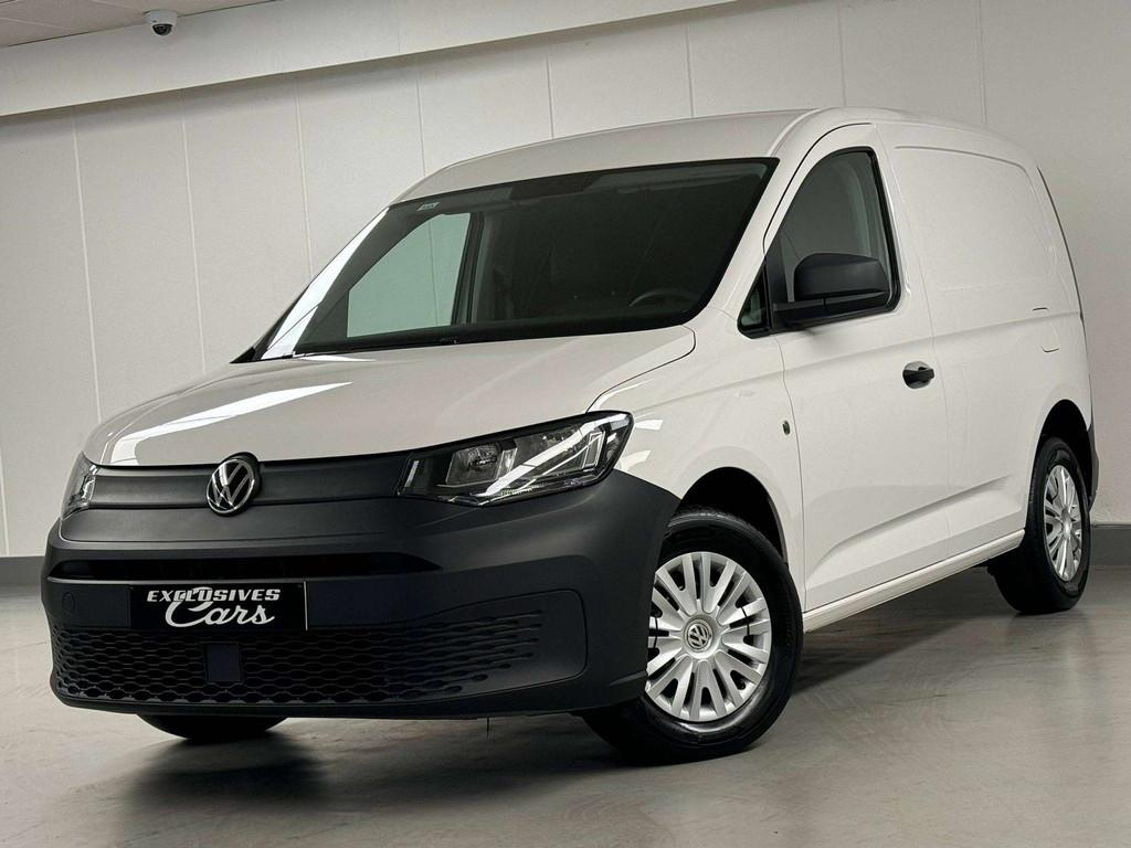 Volkswagen Caddy 2.0 TDI UTILITAIRE CARPLAY RADAR CLIM REG T, Stof, 4 cilinders, Volkswagen, Wit