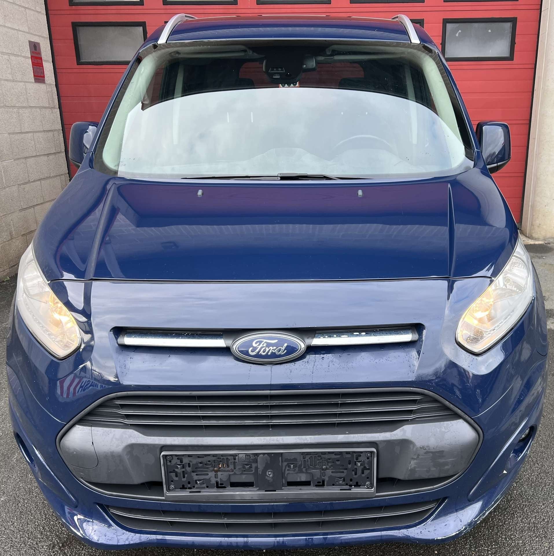Ford Transit Connect 1.0 EcoBoost Trend + CLIM + 5 PL + JANT, Auto's, Parkeersensor, Gebruikt, Euro 6, Blauw