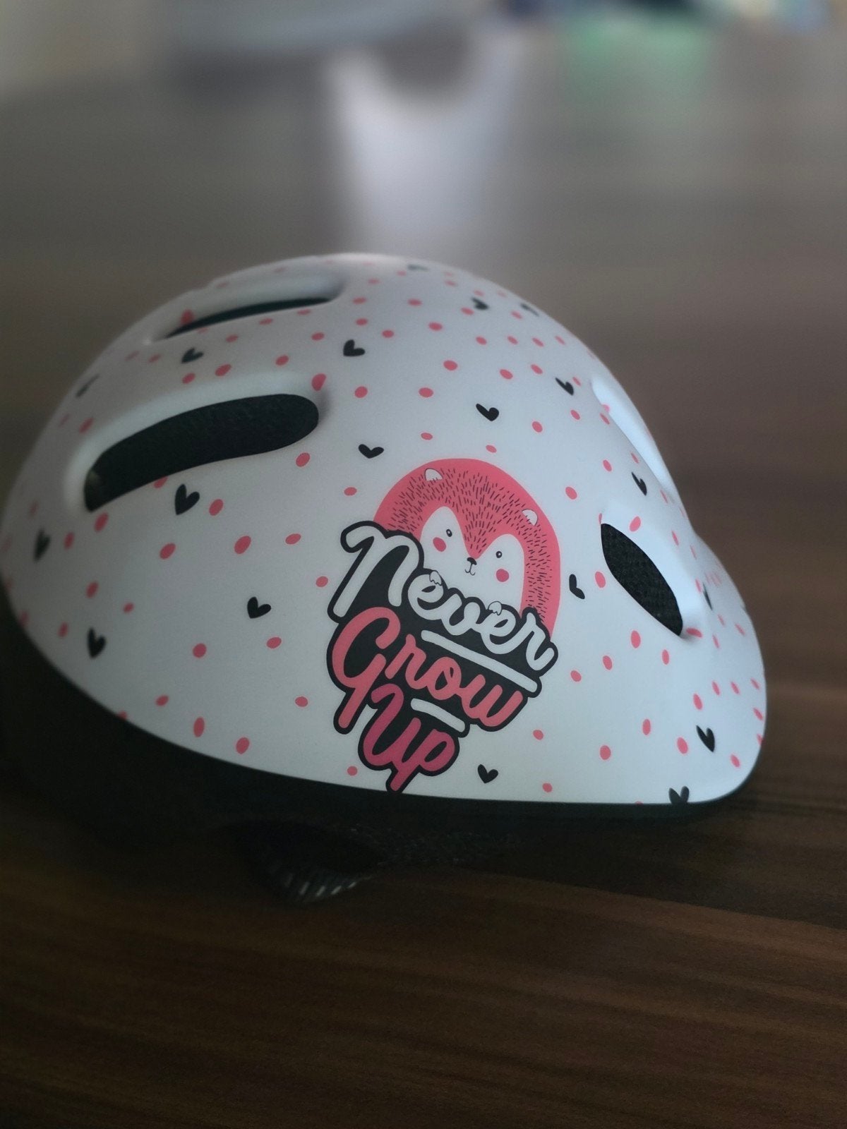 Fietshelm Meisjes (Never Grow Up)  nooit gebruikt, Fietsen en Brommers, Fietsaccessoires | Fietshelmen, Meisje, Nieuw, Polisport