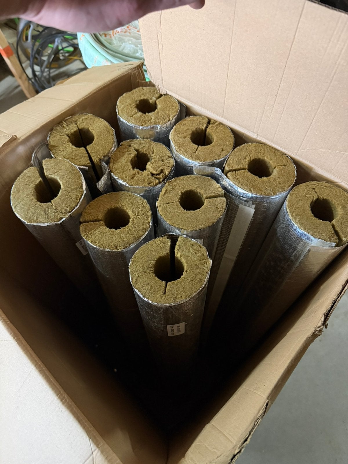 Buis isolatie rotswol, Nieuw, Steenwol, Minder dan 5 m², Ophalen
