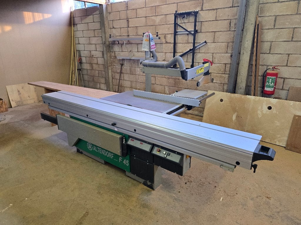 Paneelzaagmachine, Ophalen, Gebruikt