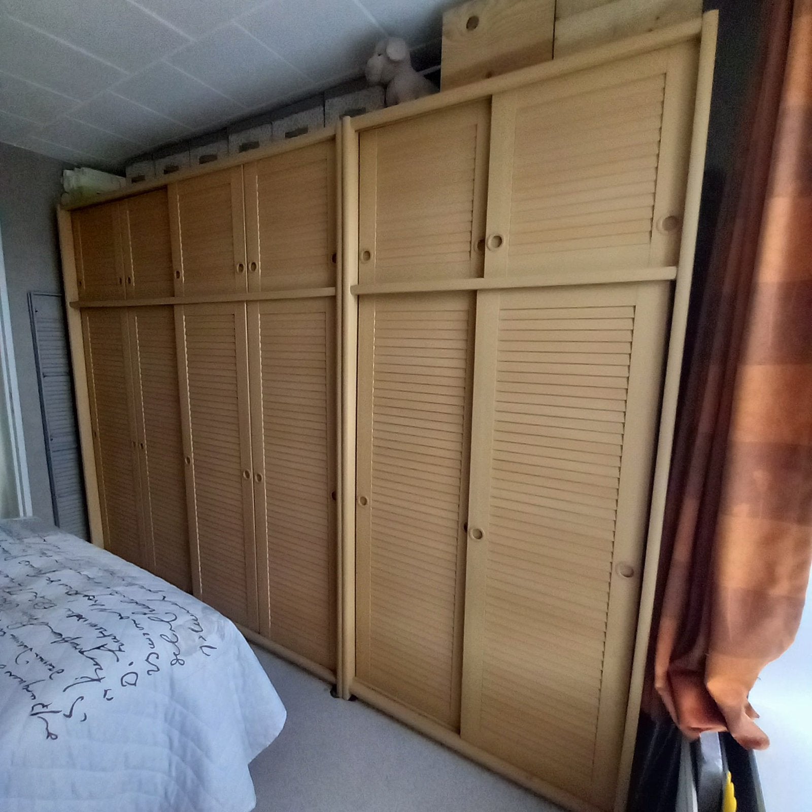 Garde robe, Maison & Meubles, Avec tablette(s), 200 cm ou plus, Comme neuf, Enlèvement