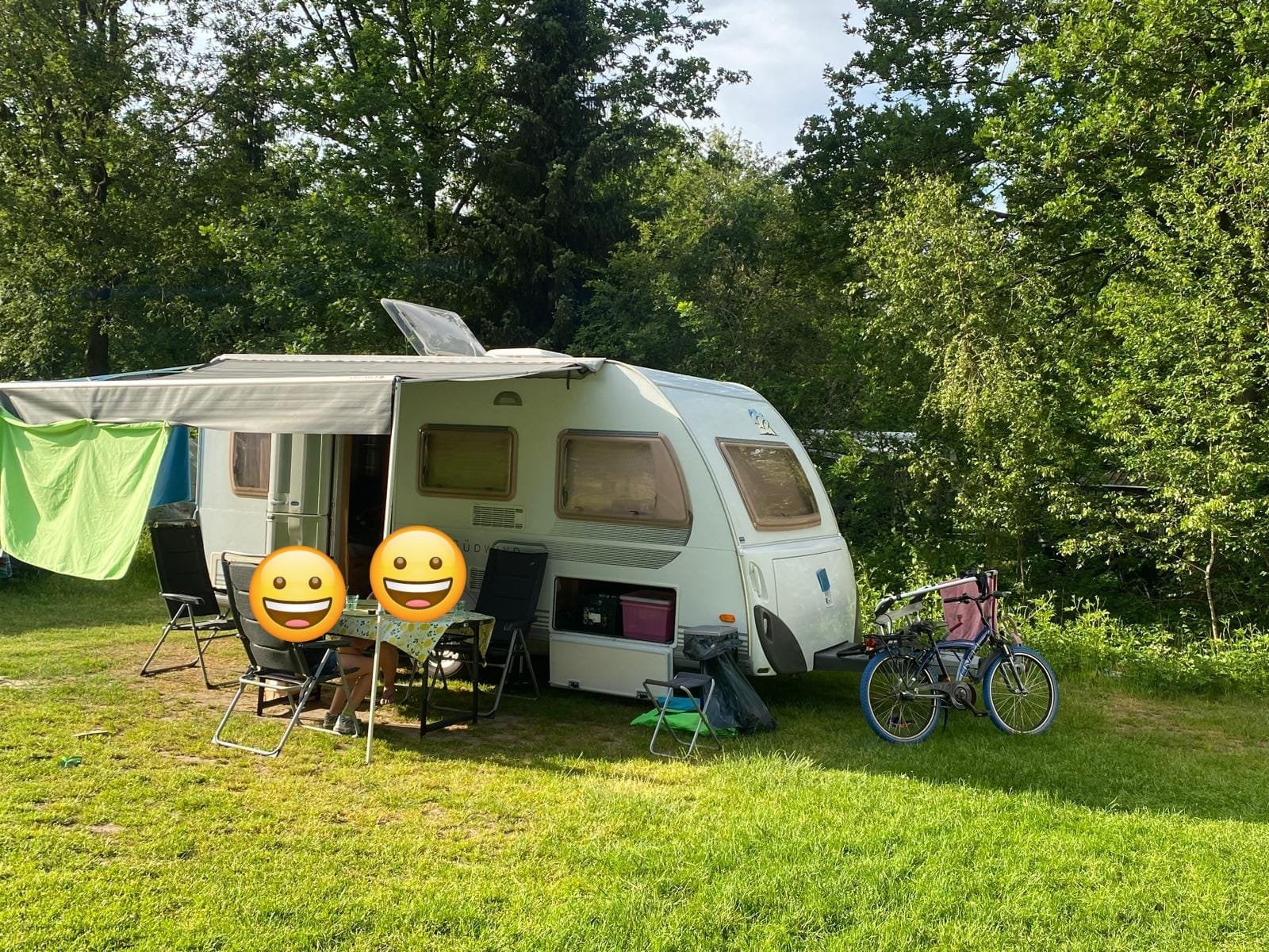 Caravane Knaus Sudwind 450qd, Jusqu'à 4, 4 à 5 mètres, Particulier, Poêle
