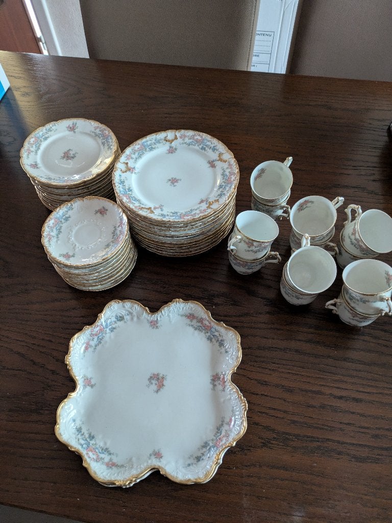Servies Limoges, Assiettes(s), Enlèvement, Utilisé, Classique
